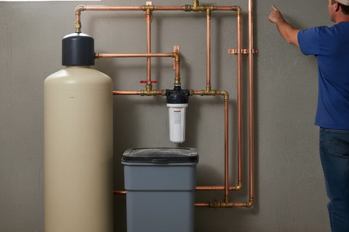 Whole-house water treatment system installed in Sharps